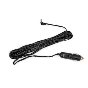 Omegon 12V kabel för bilbatteri (7 m) för cigarettändaruttag i bil 5,5x2,5 mm för Meade Teleskop