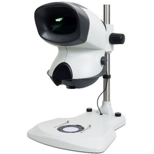 Vision Engineering Zoom-stereomikroskop MANTIS Compact TS, MC-TS, huvud, reflekterat ljus, LED, pelarstativ, 2, 4, 6, 8x, w.d. objektiv,
