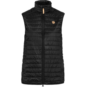 Fjällräven Abisko vadderad väst W, 550 Black, storlek S