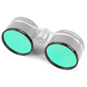 Omegon kikare 2x54 för stjärnfältsobservation + 2 Filtrera UHC Filter M56