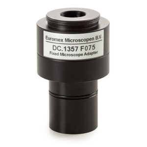 Euromex Kameraadapter DC.1357, 0,75x Objektiv, C-Mount, f. Ø 23,2mm rör, kort axel