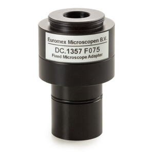Euromex Kameraadapter DC.1357, 0,75x objektiv, C-fattning, f. Ø 23,2mm tub, kort axel