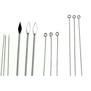 Windaus Insättbara nålar: Pinnöga 2,5 mm diameter, 50 mm, 10 stycken