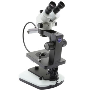 Optika Zoom-stereomikroskop OPTIGEM-20 trino, BF, DF, Greenough, w.d. 100mm, 10x/21mm, 0,7x-4,5x