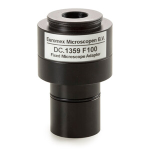 Euromex Kameraadapter DC.1359 1x objektiv, C-fattning, f. 1 tums kameror, kort skaft