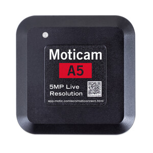 Motic Kamera A5, färg, sCMOS, 1/2,8", 2µm, 30fps, 5MP, USB 2.0