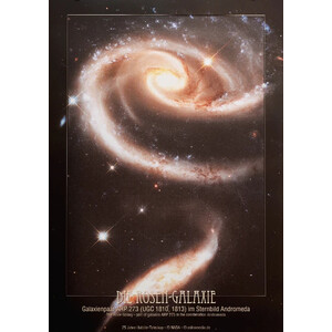 AstroMedia Poster Rosengalaxen Arp 273