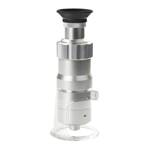 Euromex Lupp förstoringsglas mätmikroskop, 60x, LED, 0,02mm