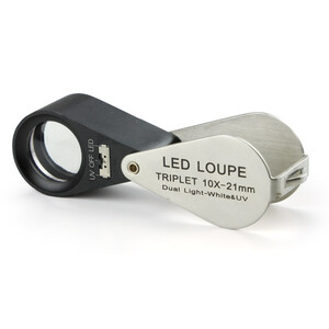 Euromex Lupp PB.5034-LUV, 10x akromatisk, LED, UV