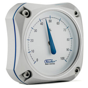 Fischer Väderstation Cockpit Hygrometer Silver Edition