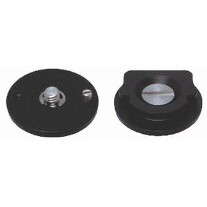 Berlebach Snabbkopplingsplatta 1/4'' utbytbart beslag med låsstift