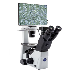 Optika Mikroskop IM-300D, digital, PH, 100-400x, IOS LWD W-PLAN PH, N.A. 0,3, X-LED, 6 MP, 15,6" 4K