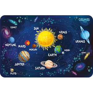 Marko Mjuk matta solsystem för barn (100x150cm)