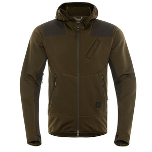 Härkila Deer Stalker Fleece Hoodie, Willow green/Shadow brown storlek XL