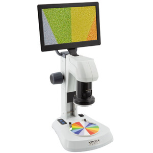 Optika , Mikroskop, SFX-85V, Digital Zoom, 9" monitor, 8x-54x, LED, infallande och Transmitterat ljus