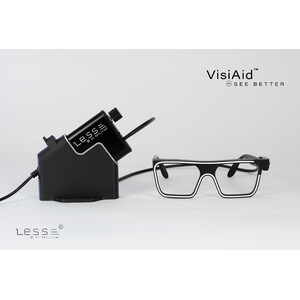 LESS Lupp VisiAid, upplysta glasögon, komplett set, bord & Mobile