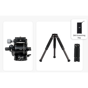 ZWO Kolfiber-trebensstativ TC20+TH10 Seestar Smart Telescope