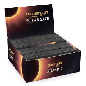 Omegon Solförmörkelseglasögon Sofi Solar Safe i display med 50 stycken