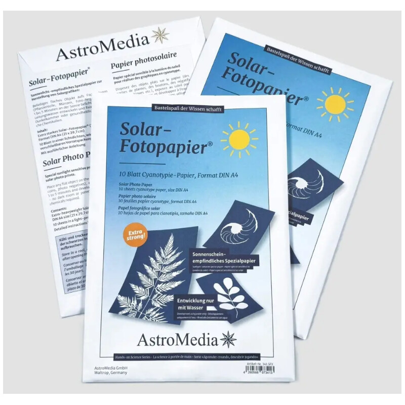 AstroMedia Byggsats Das Solar-Fotopapier DIN A4 10 Stück