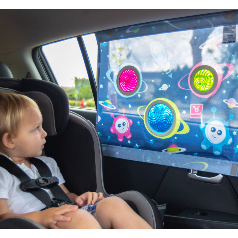 Solskydd för barn i bilen