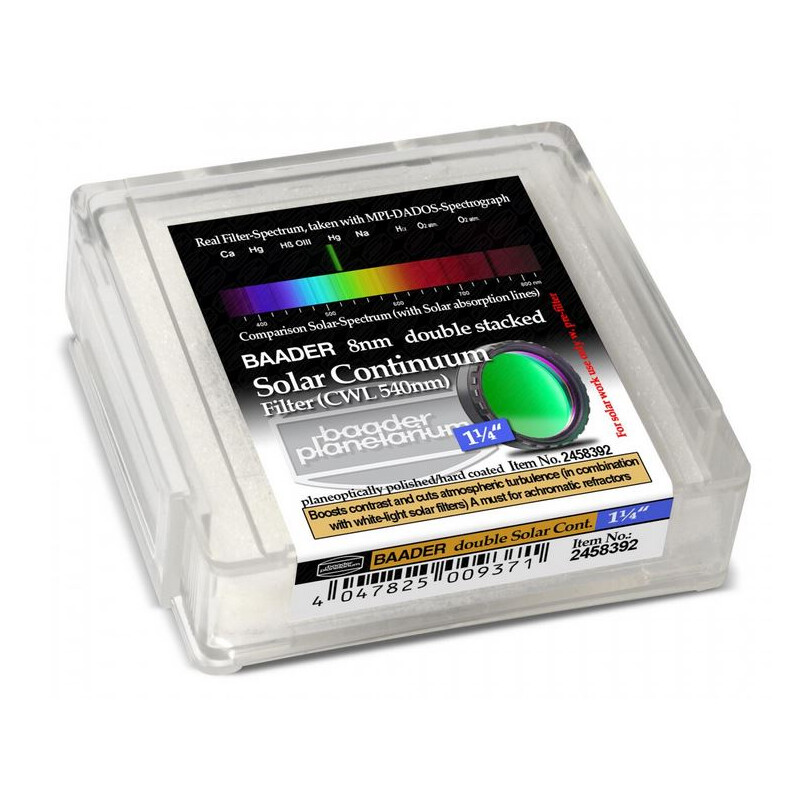 Baader Blockeringsfilter Solar Filters Double Stack 1,25"