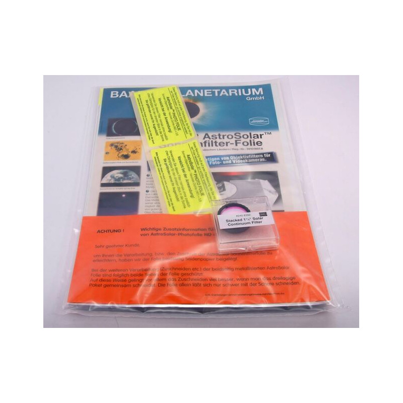Baader Blockeringsfilter Solar Filters Double Stack 1,25"