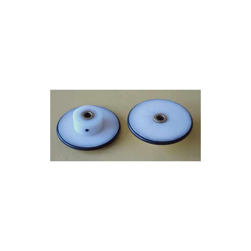 Astro Electronic Friktionshjul, diameter 54,0 mm (2,125"), med 6,35 mm (0,25") hål
