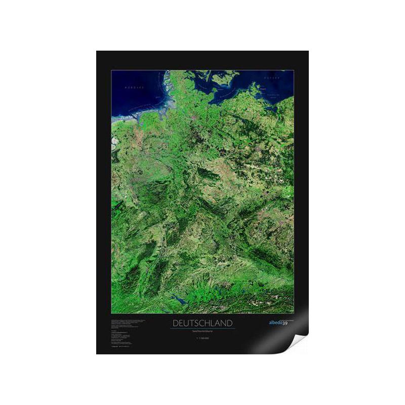albedo 39 Satellitkarta över Tyskland