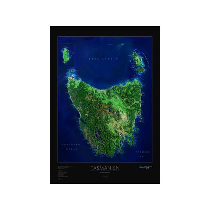 albedo 39 Karta Tasmanien