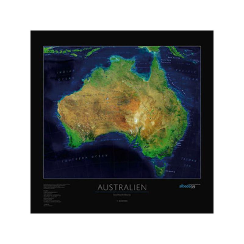albedo 39 Kontinentkarta Australien
