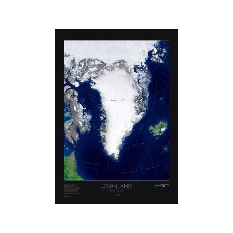 albedo 39 Karta Grönland