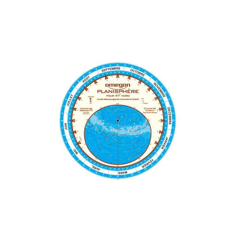 Omegon Stjärnkarta Planisphère du ciel 25 cm / 47