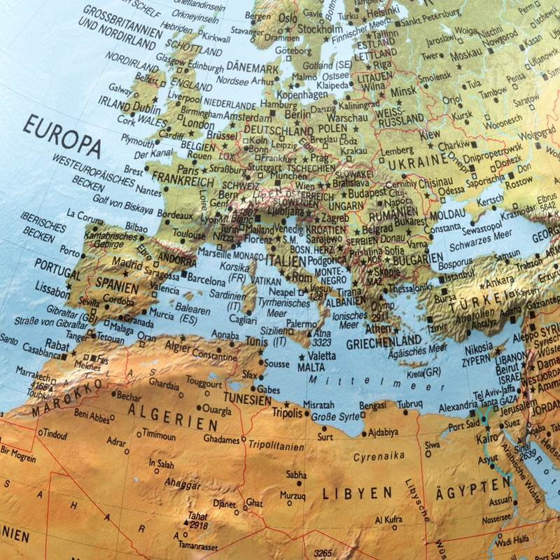 Räthgloben Reliefglob FR 30 10 (Français)