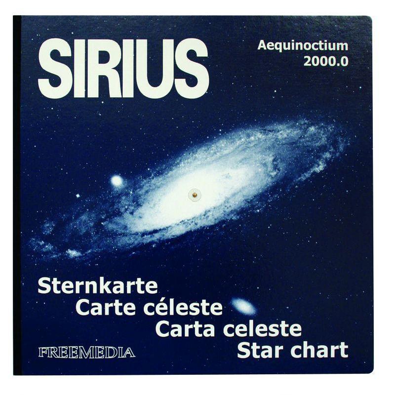 Freemedia Stjärnkarta Carte céleste SIRIUS