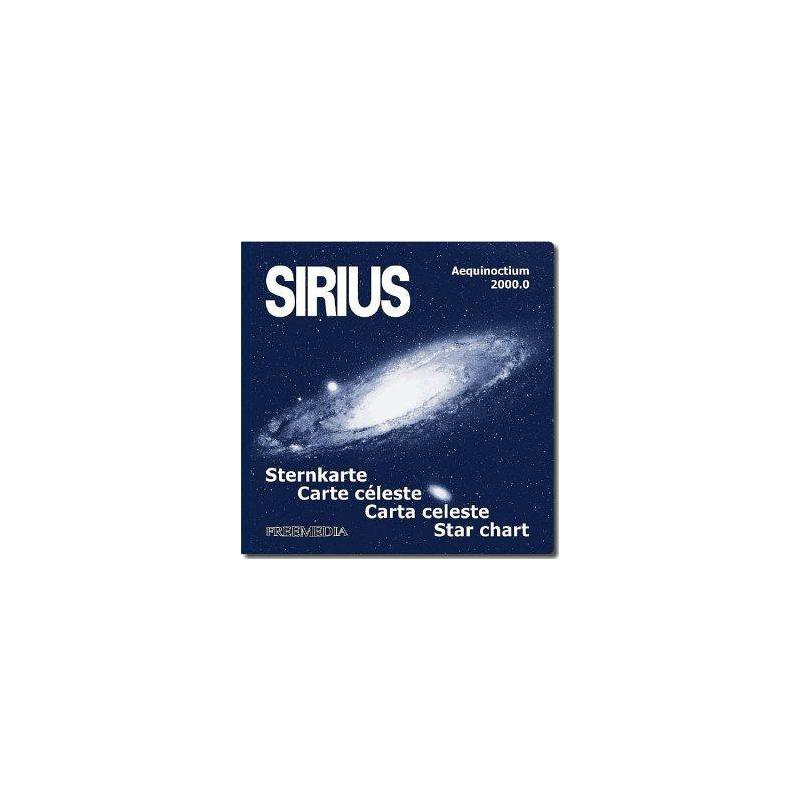 Freemedia Stjärnkarta Carta celeste SIRIUS Grande modello