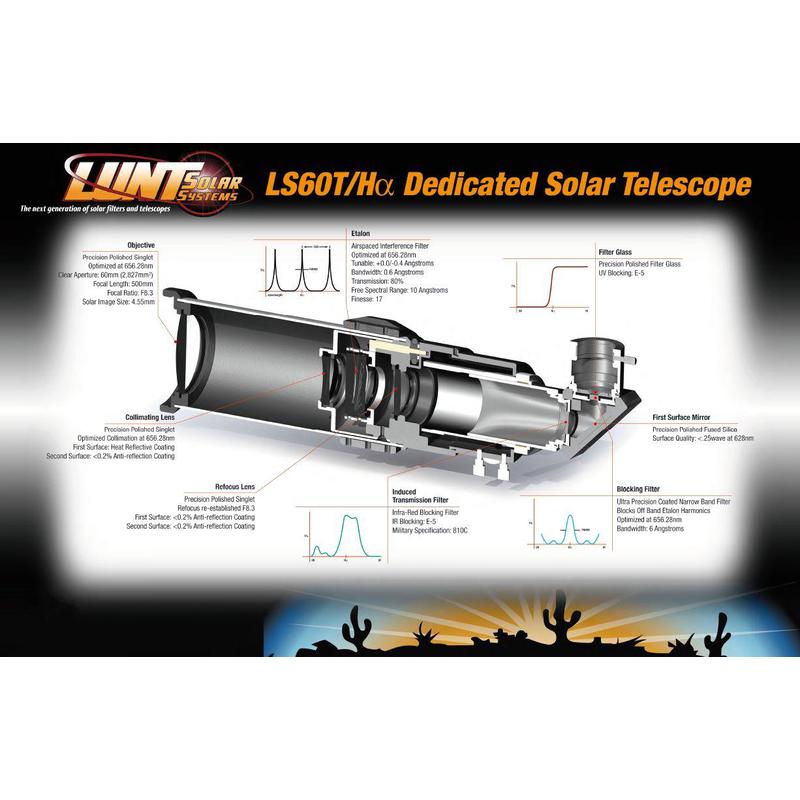 Lunt Solar Systems Solteleskop Lunt ST 60/500 LS60T Ha B600 C OTA