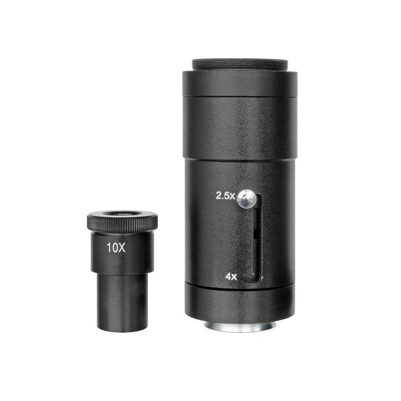 Bresser Kameraadapter 2,5x/4x med 10x okular Kameraadapter för Science-mikroskop