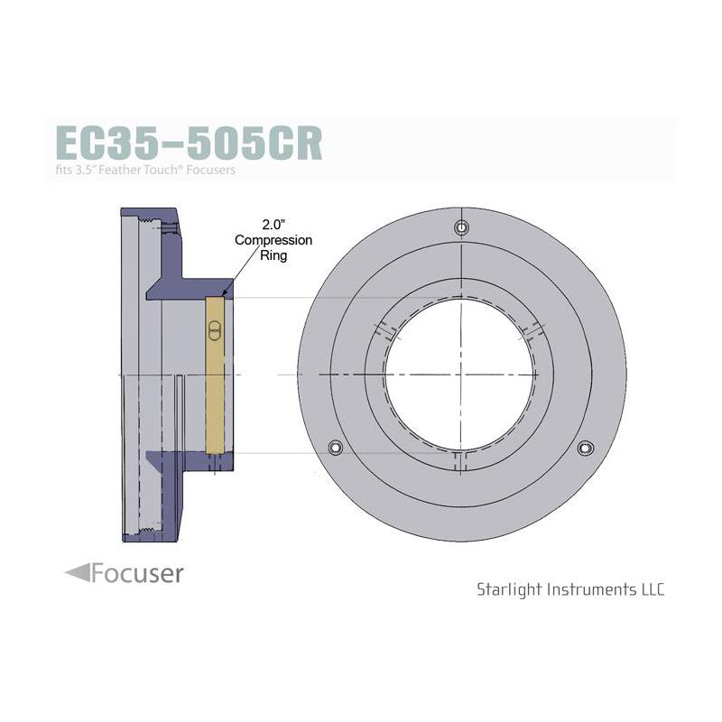 Starlight Instruments Ändlock 3,5" med kompressionsring