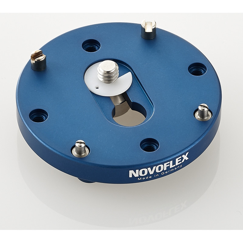 Novoflex Q=PL 6x6 Snabbkopplingsplatta, rund, ej roterande