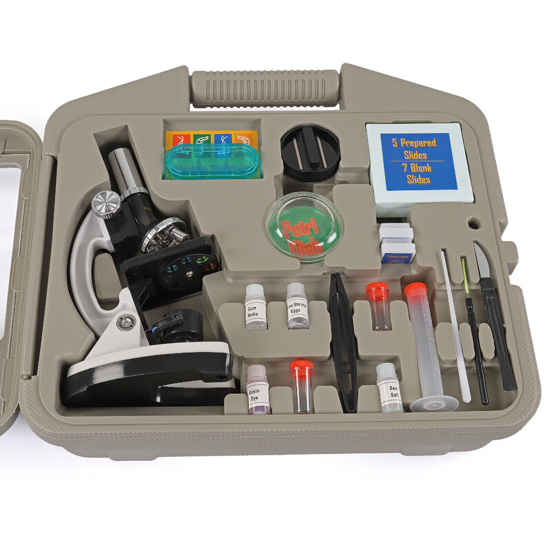 Omegon MonoView, Mikroskopi set, 1200x