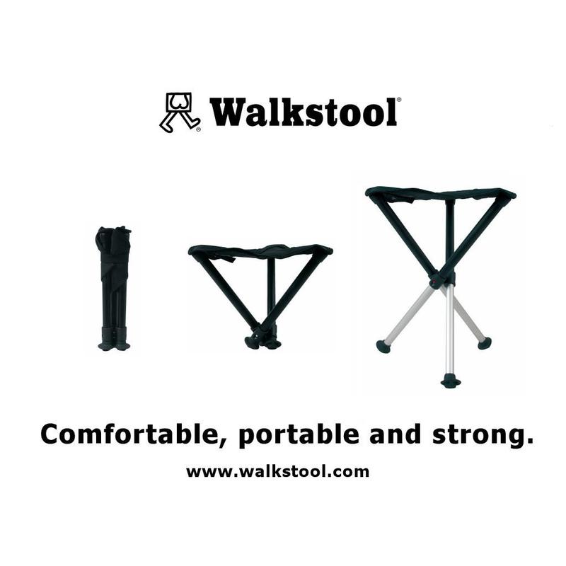 Walkstool Comfort 75 svart