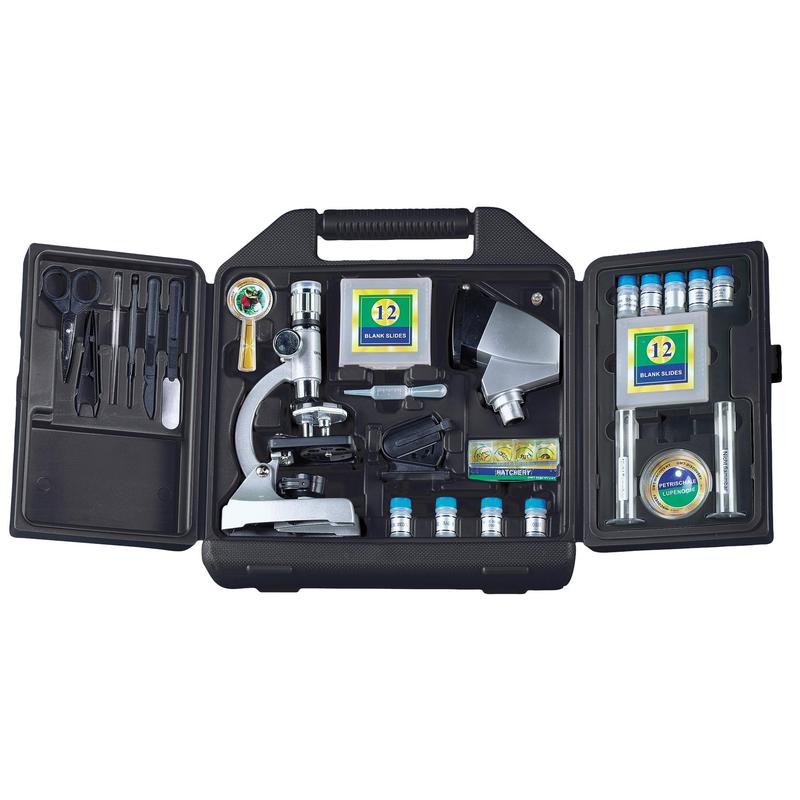 Bresser Junior Mikroskop-set Biotar, 300x-1200x (med fodral)