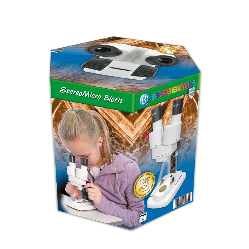 Bresser Junior Stereomikroskop Direktljus-mikroskop 20x