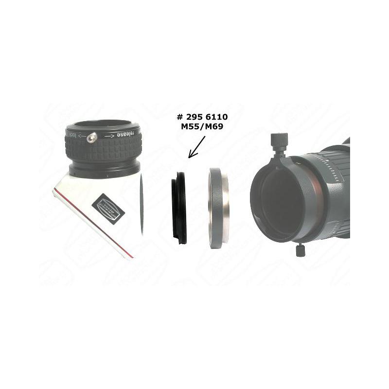 Baader Adapter för 2" CL-zenitspegel M55 / M68 för anslutning till M68 ZEISS-gänga