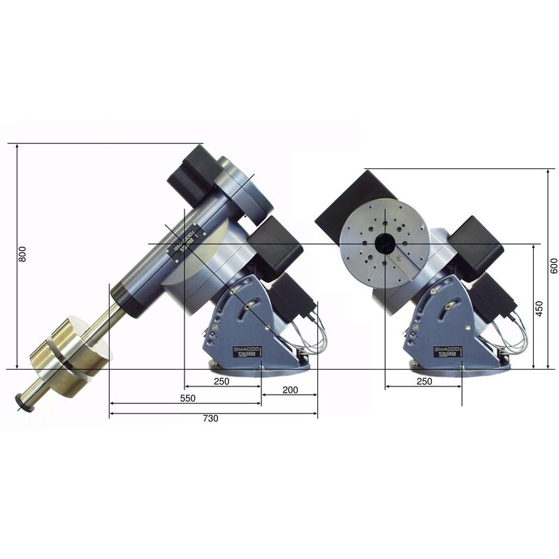 10 Micron Montering GM 4000 QCI, stationär version