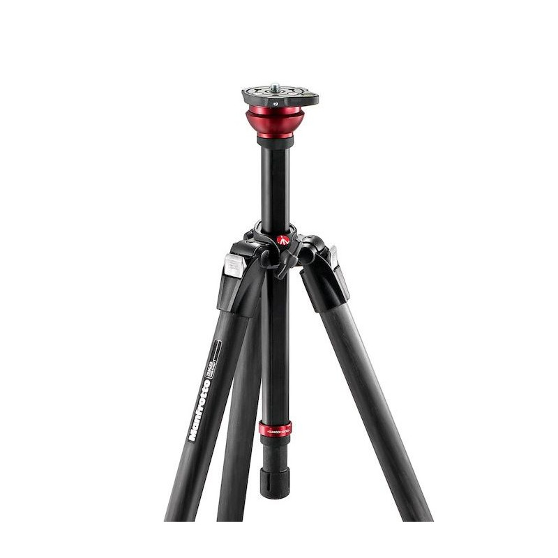 Manfrotto Kolfiber-trebensstativ 755CX3 MDEVE med 50 mm nivellerande halvskal