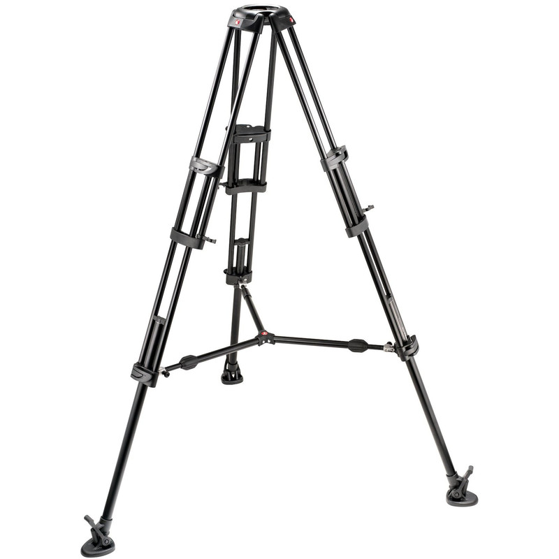 Manfrotto Aluminium-trebensstativ 545B MPRO med 100 mm halvskål och mittspridare