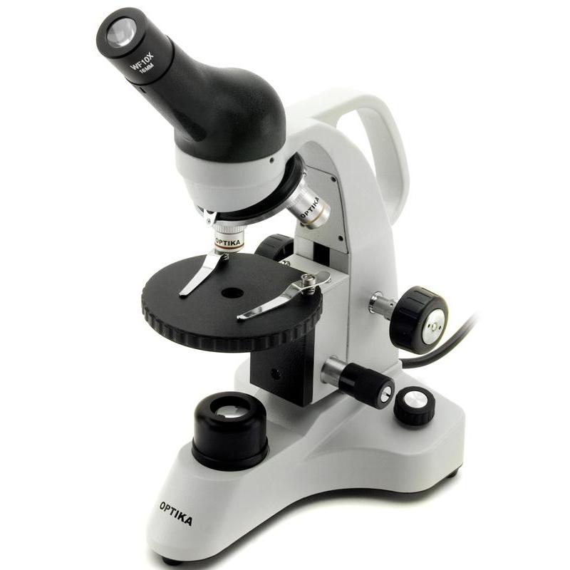 Optika Mikroskop B-20, Monokular, 40 - 400x, LED