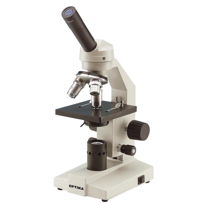 Optika Mikroskop M-100FL, monokulär, volframlampa
