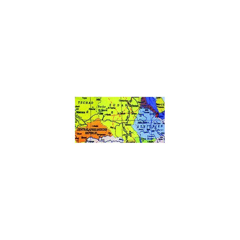 Columbus Glob Terra svart 26cm (Franska)